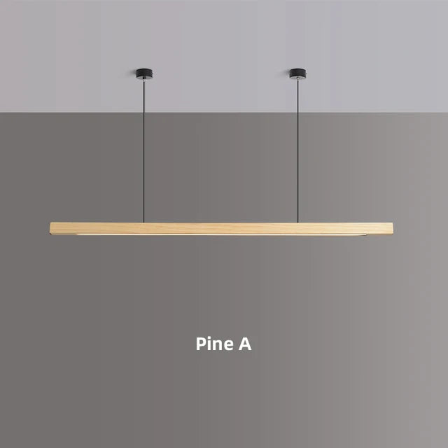 Nordic Wood Pendant Lights LED Modern Hanging Lamps