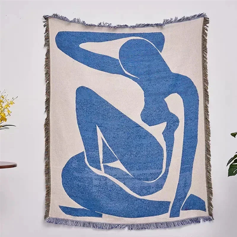 160x130cm Ins Style Throw Blanket for Sofa Bed