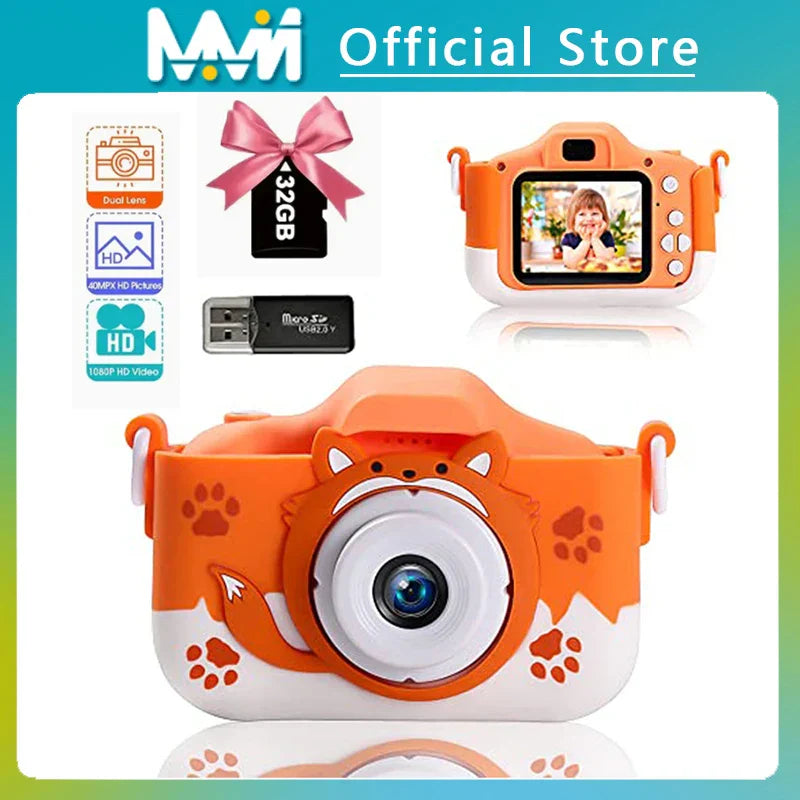HD 1080P Kids Digital Camera 20MP Children Camera