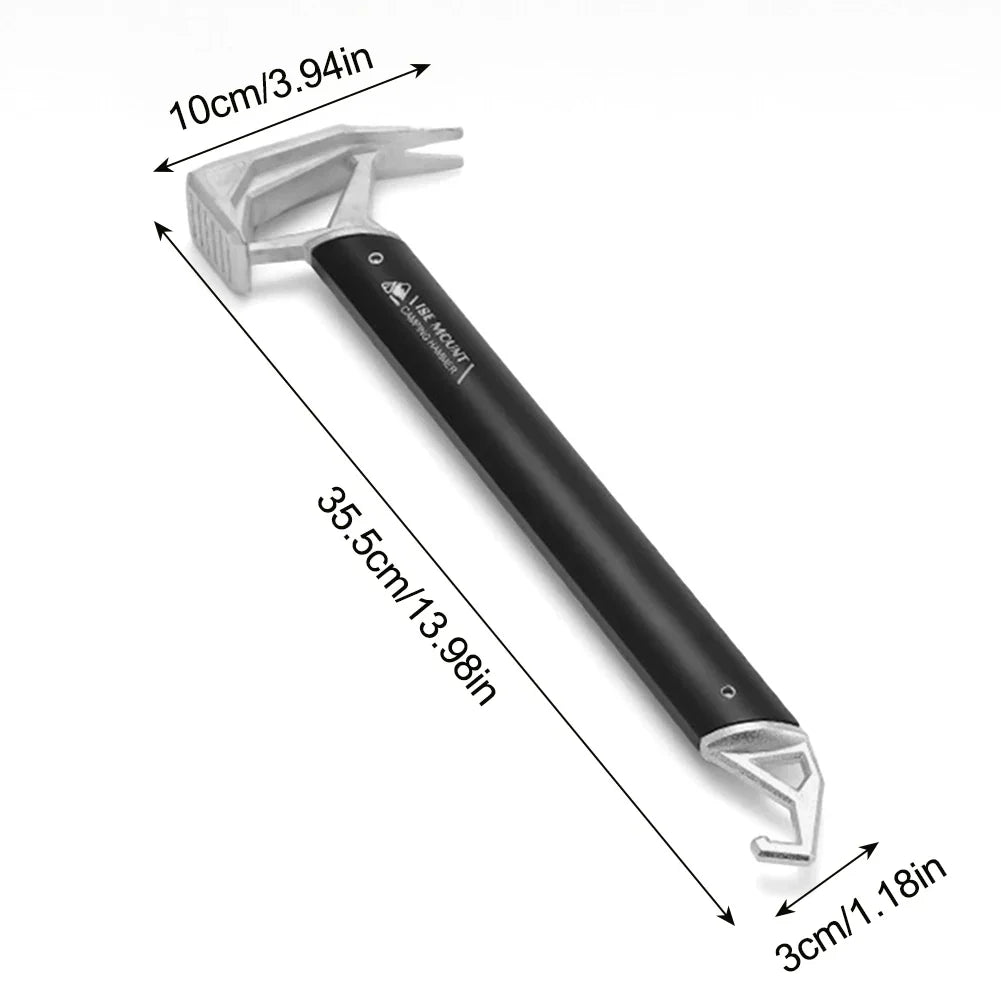 Camping Hammer Stainless Steel Ground Pegs Hammer Outdoor