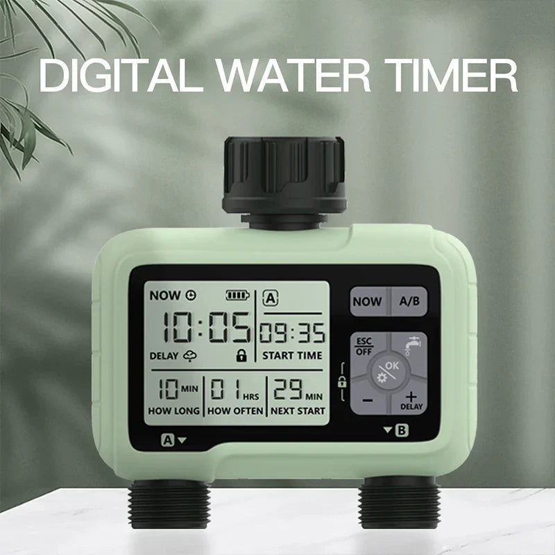 Super Timing System 2-Outlet Water Timer Precisely Watering