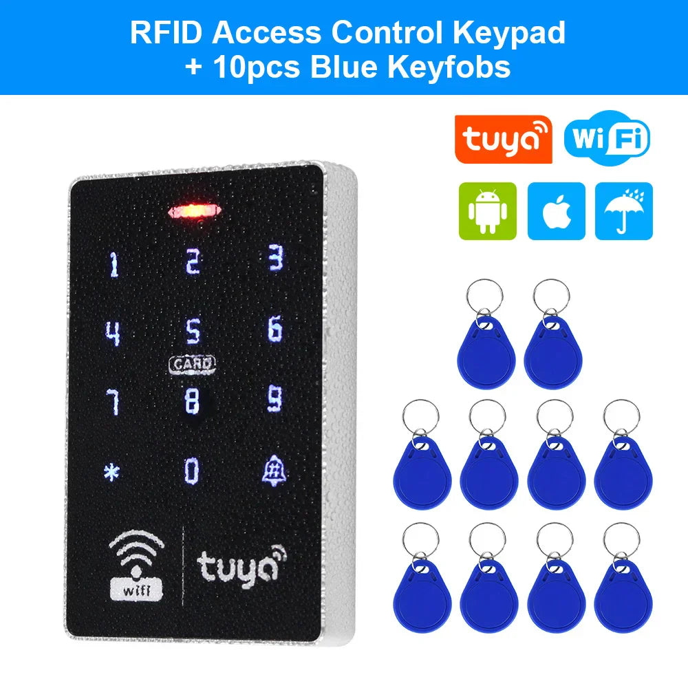 WiFi Tuya Door Access Control Keypad IP68 Waterproof