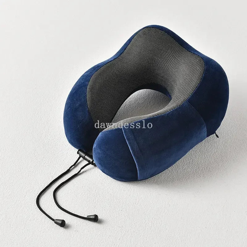 Memory Foam U-shaped Neck Pillow Soft Travel Pillow