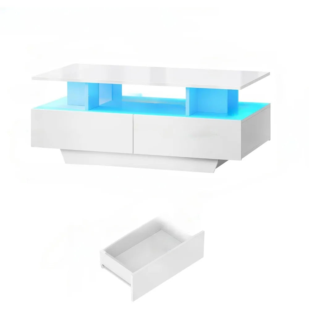 High Glossy LED Coffee Tables for Living Room,