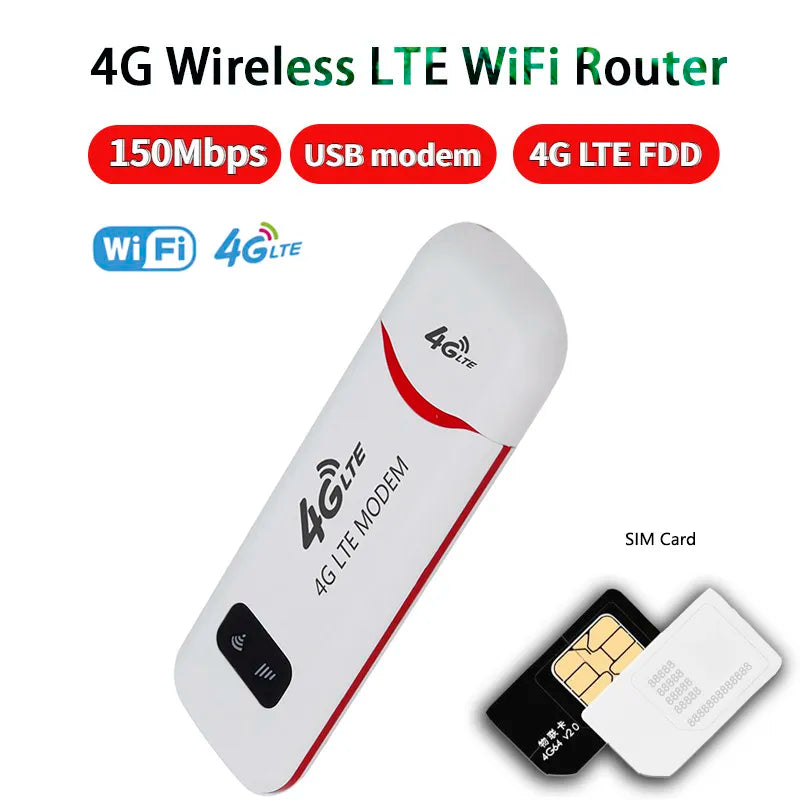 EATPOW 4G LTE Wireless Router USB Dongle 150Mbps