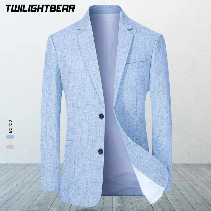 New Men's Suit Jacket Thin Blazers Spring Autumn