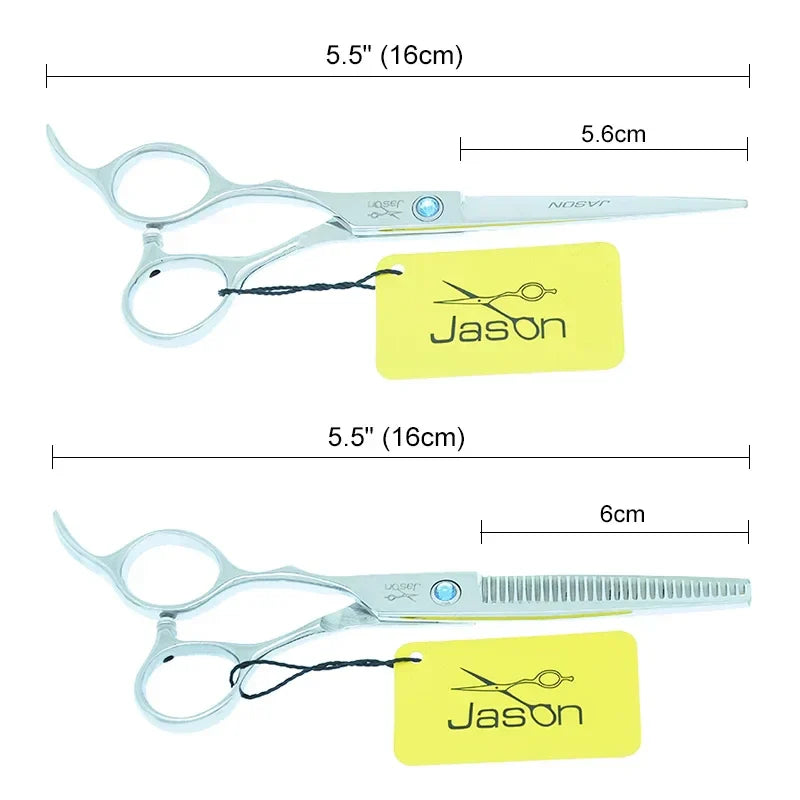 Jason 5.5/6 Inch Left Hand Barber Hair Scissors