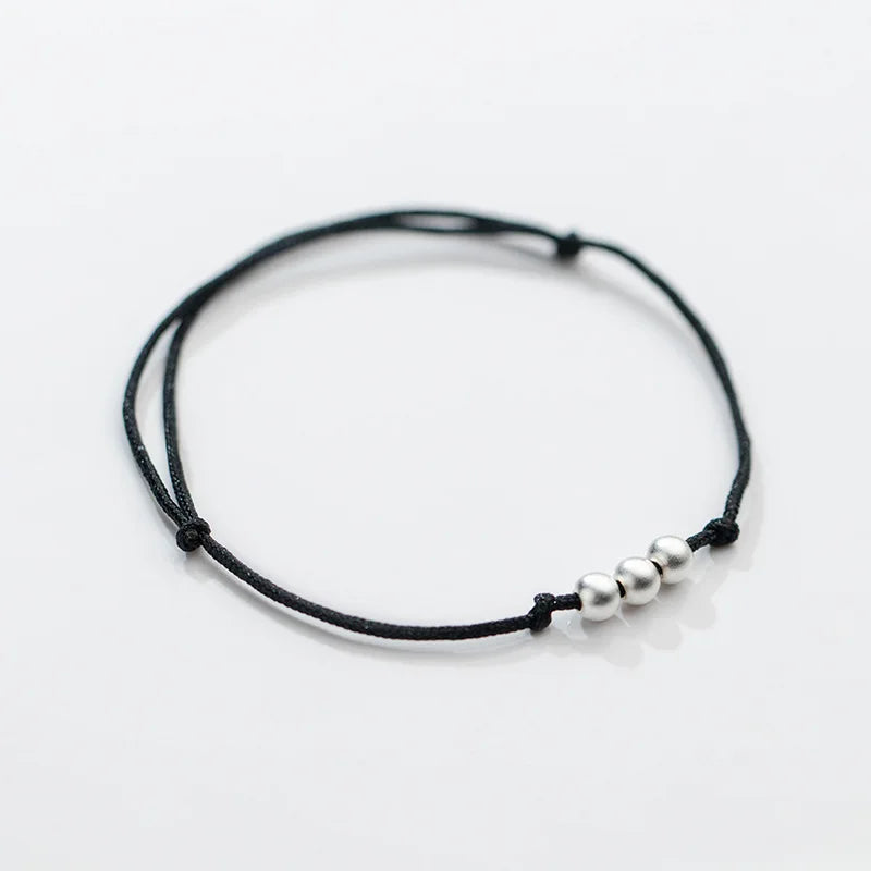 La Monada 14-20cm Frosted Bead Red Thread For