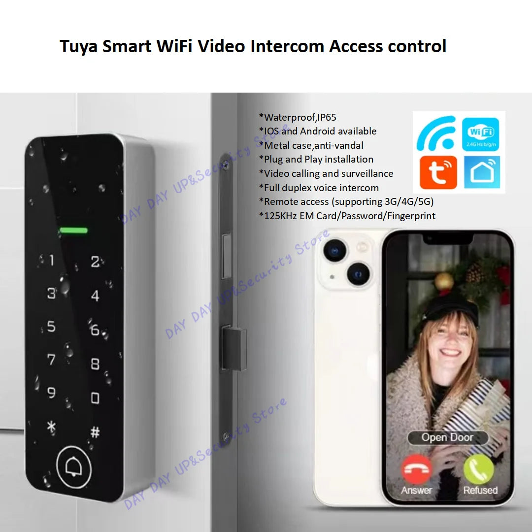 TuyaSmart WiFi Video Intercom Access control System Keypad