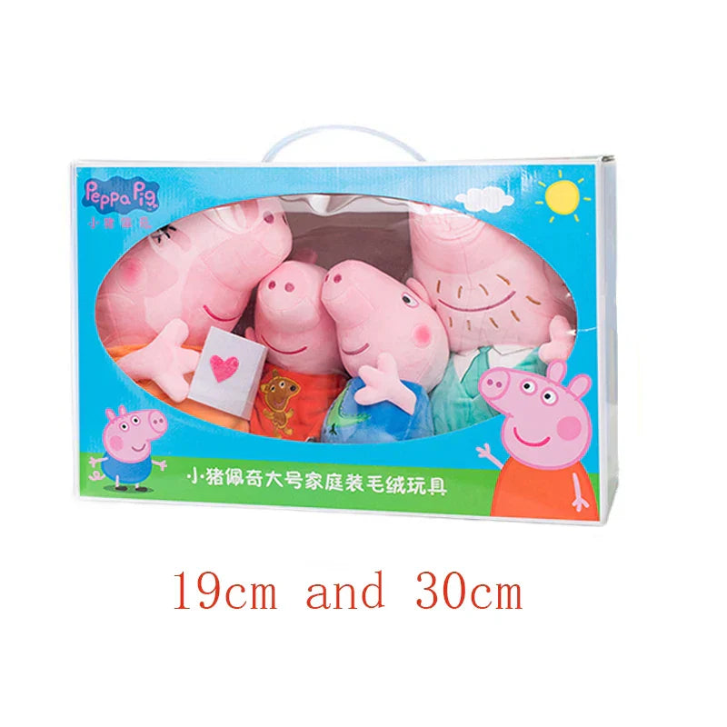 4Pcs/Set Peppa Pig Set Plush Toys George Pig