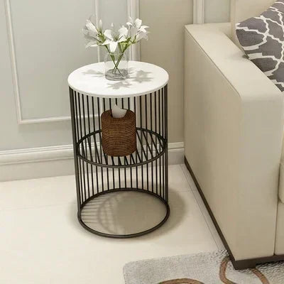High Quality Nordic Small Marble Coffee Table Side