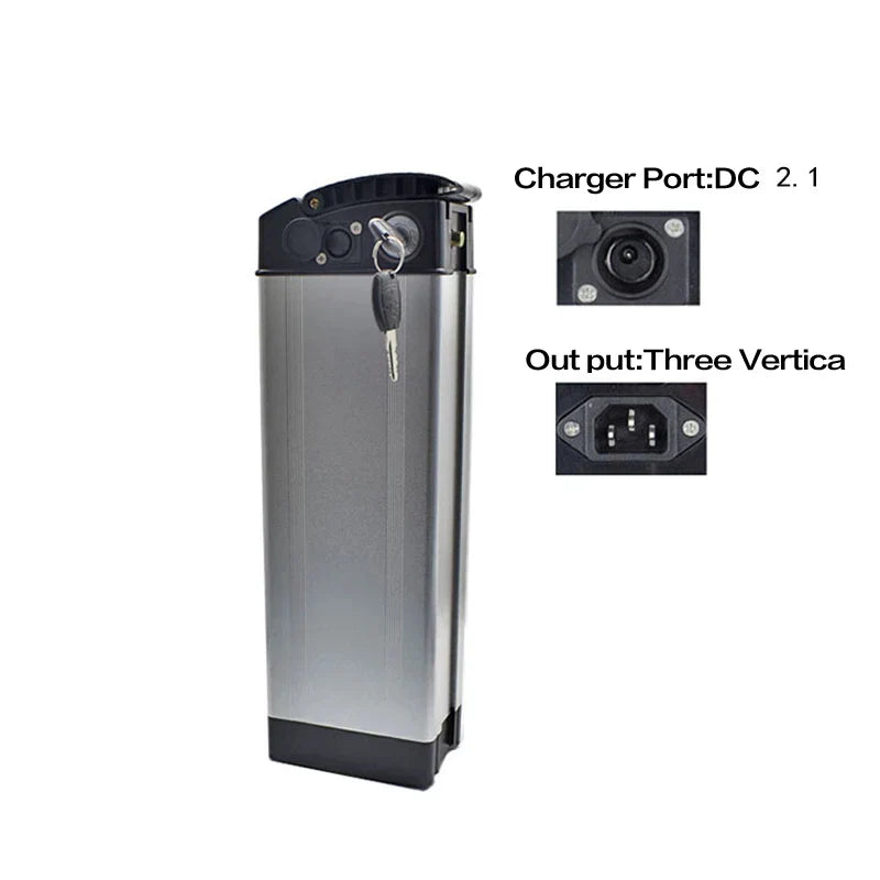 Aluminum Alloy Battery Box for Electric Bike 36V/48V