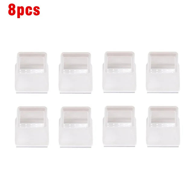 8/16pcs Silicone Table Chair Leg Caps With Felt
