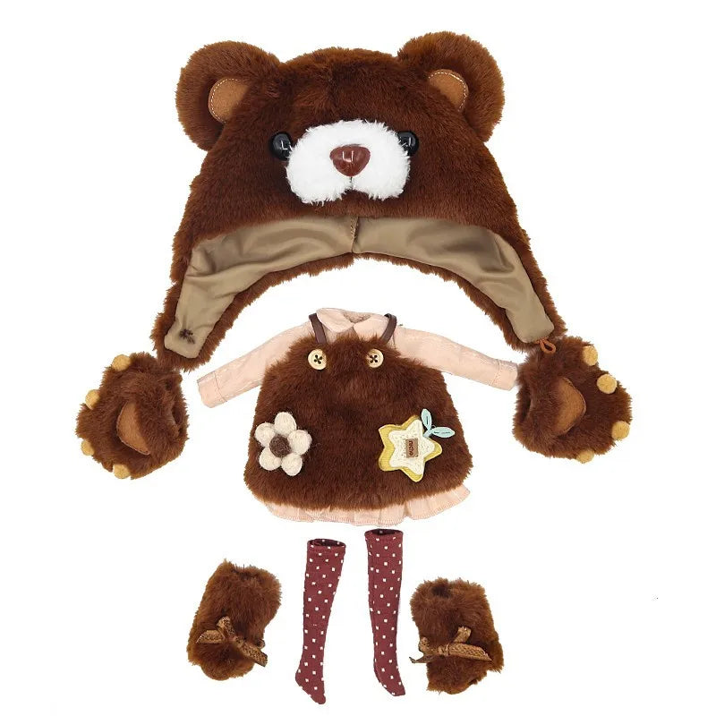 Handmade Blyth Doll Bear suit Clothes Doll Blyth
