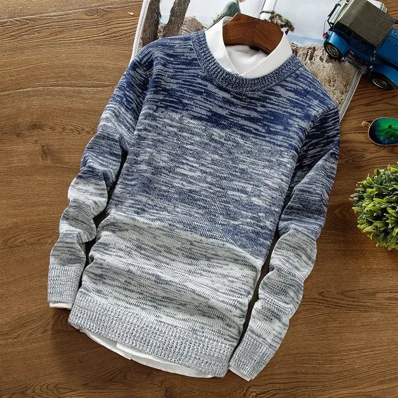 Men's Clothing Pullovers Round Collar Crewneck No Hoodie