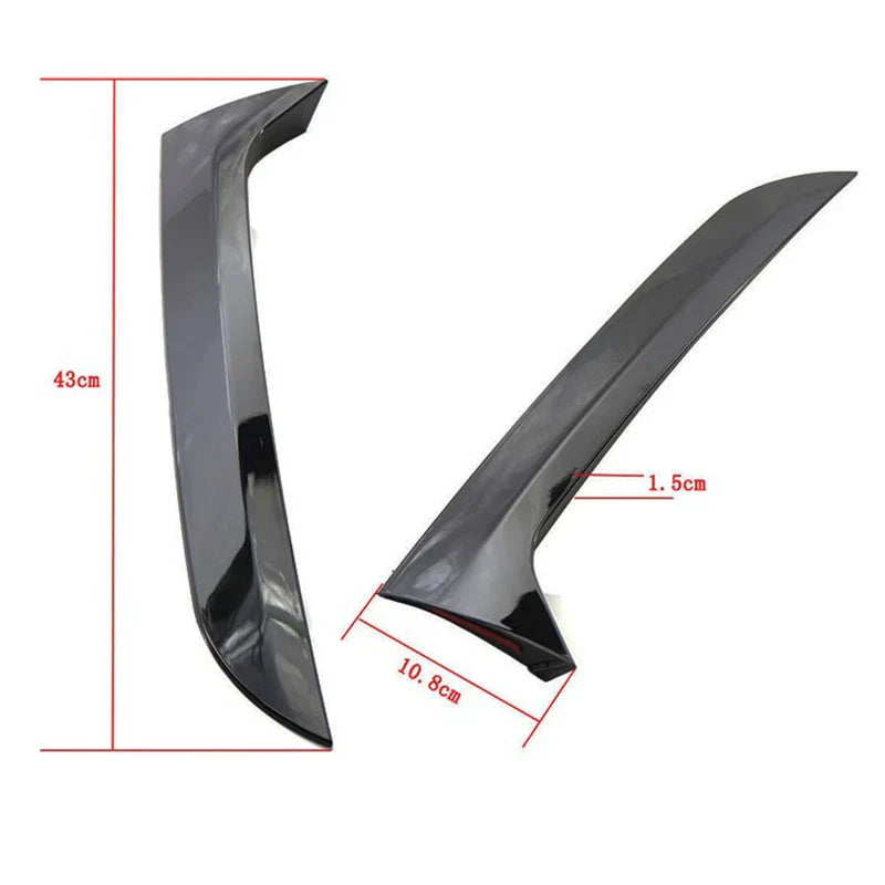1 Pair Car Rear Window Side Spoiler Air