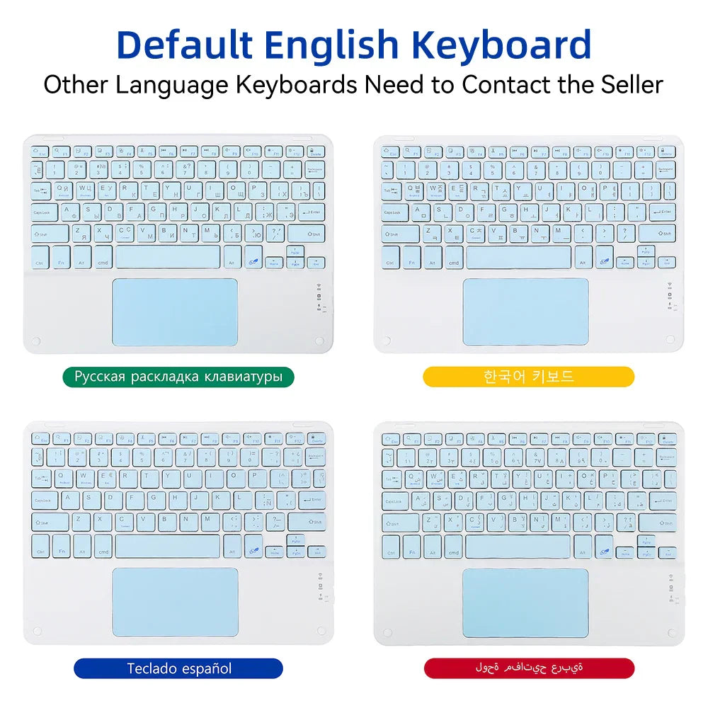Touchpad Wireless Keyboard and Mouse Combo For iPad