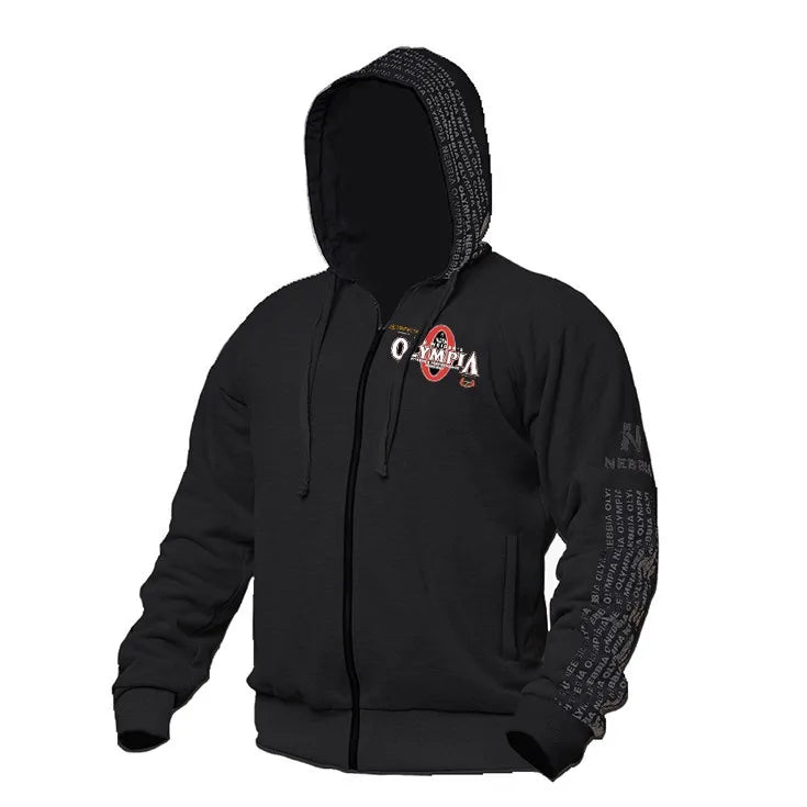 2023 OLYMPIA Men Gyms Hoodies Gyms Fitness Bodybuilding