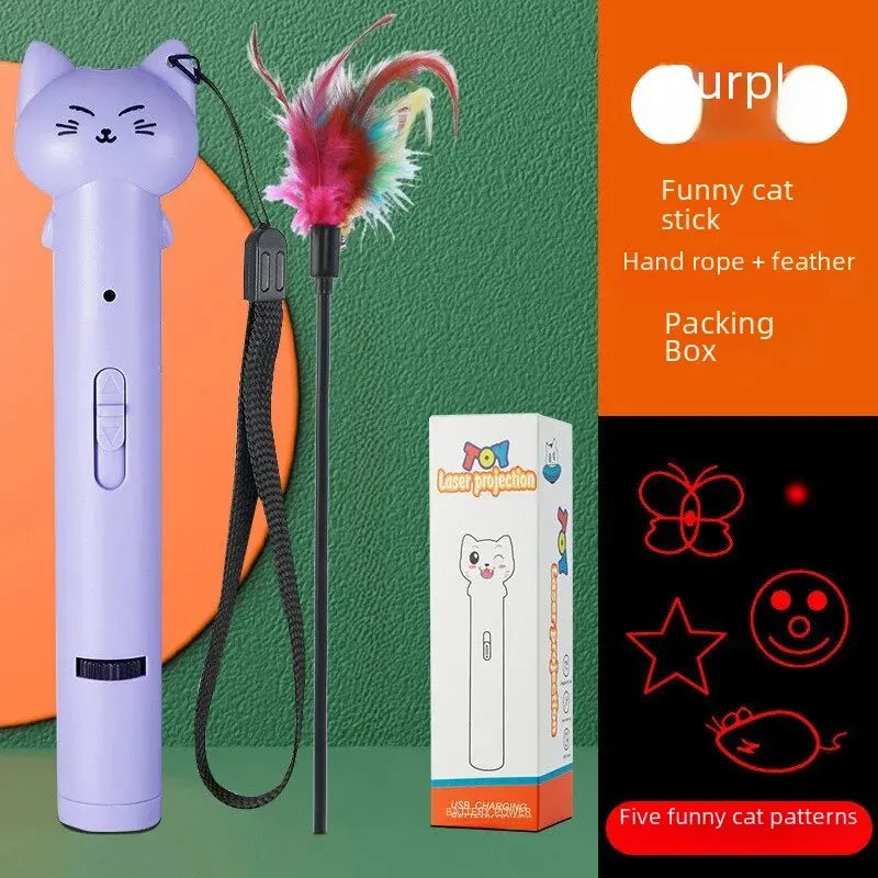 Usb Rechargeable Laser Cat Toy Infrared Light Laser