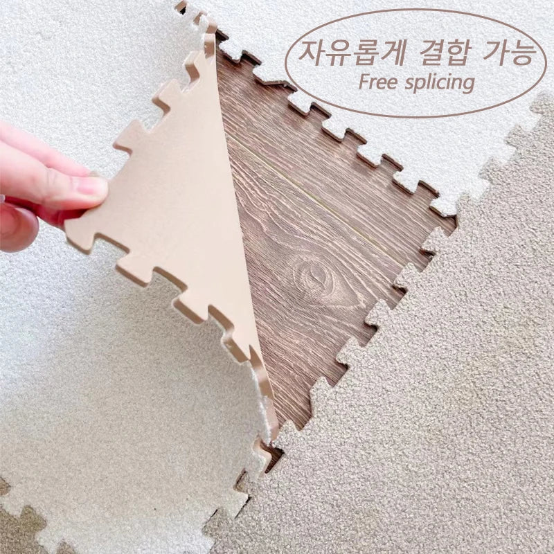 9 Pieces Thickening Baby Game Mats Easy To