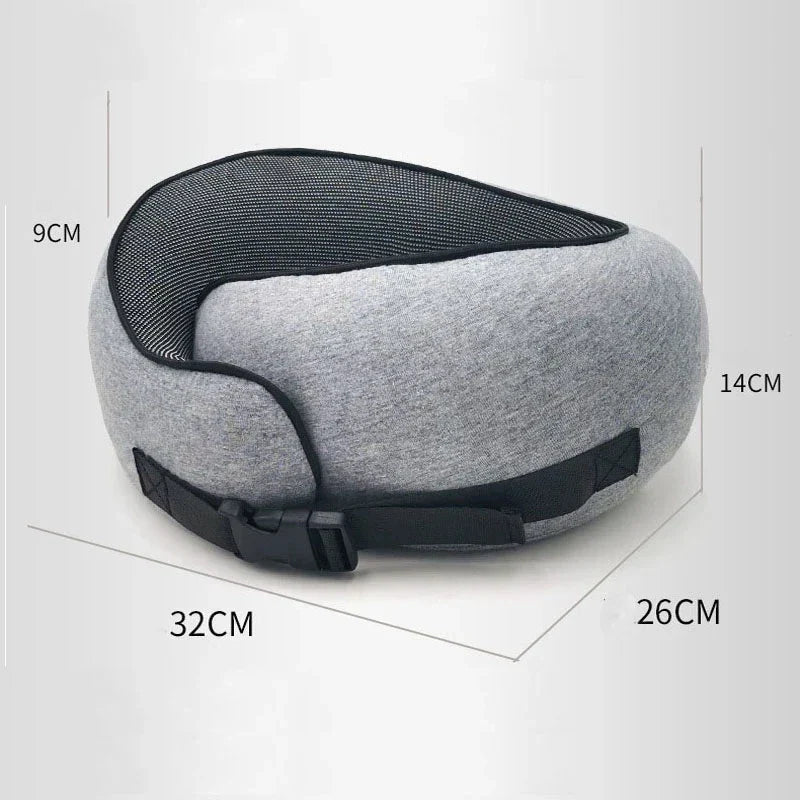 Memory Foam Neck Pillow Cervical Vertebra Travel Portable