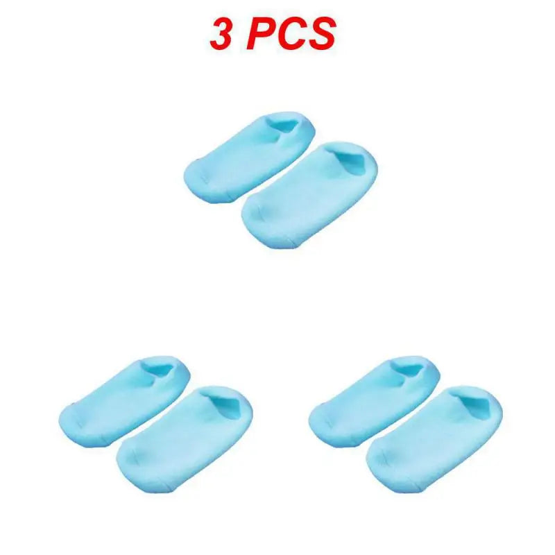 1~4PCS Reusable SPA Gel Socks Moisturizing Whitening Exfoliating