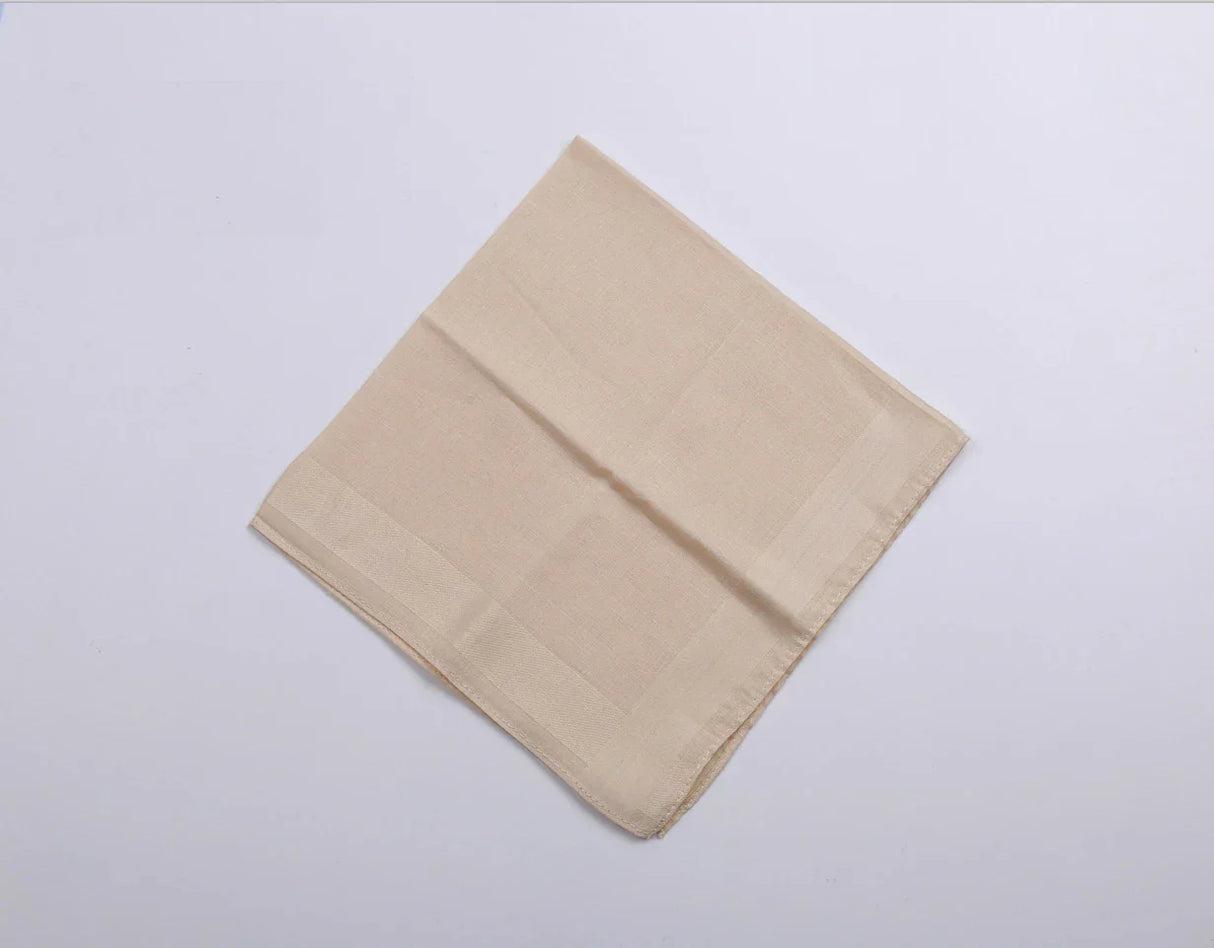 Cotton high-end solid color Handkerchief Park Mountain Road