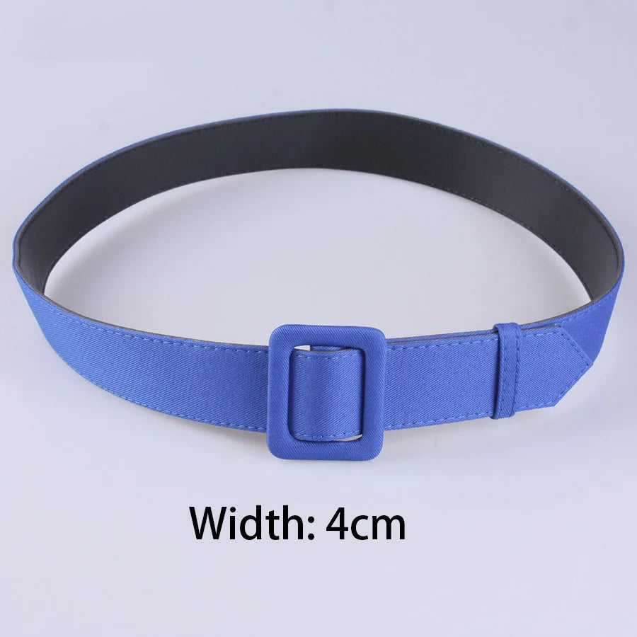 Width 2cm/4cm/6cm Women's Belt Fashion Casual Simple All-match