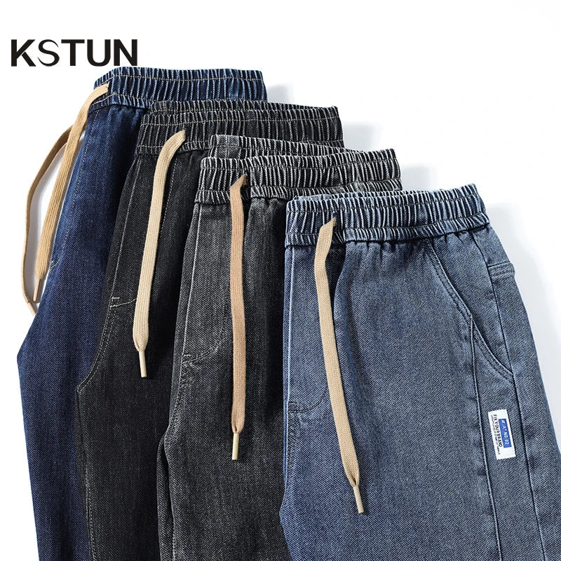 Jeans For Men Loose Fit Joggers Pants Oversize