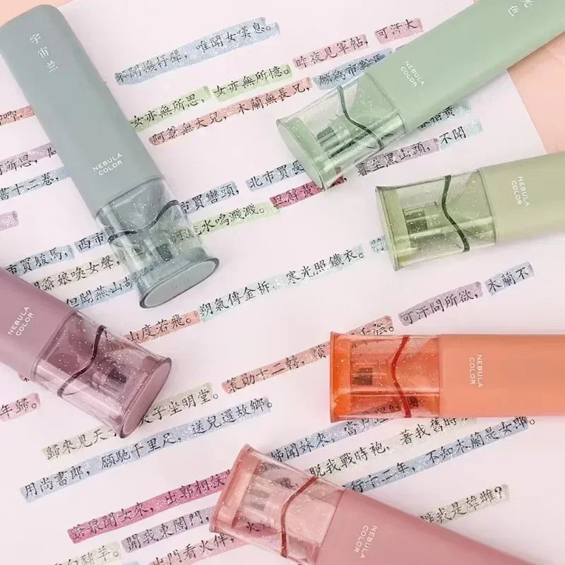 4 Color/Set Glitter Highlighter Pen for Scrapbook Diary