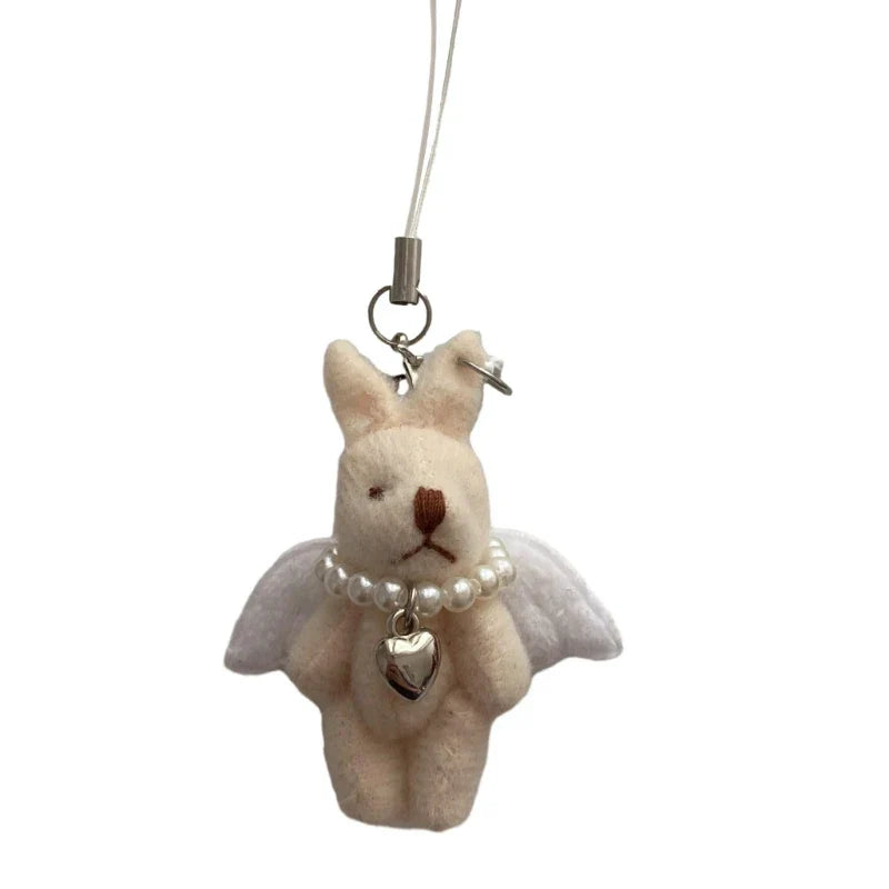 Bunny Heart Phone Chain Korean INS Punk Cute