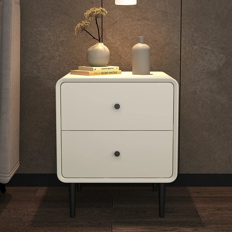 Storage Organizer Bedsides Table Drawers Unique Wood Italian