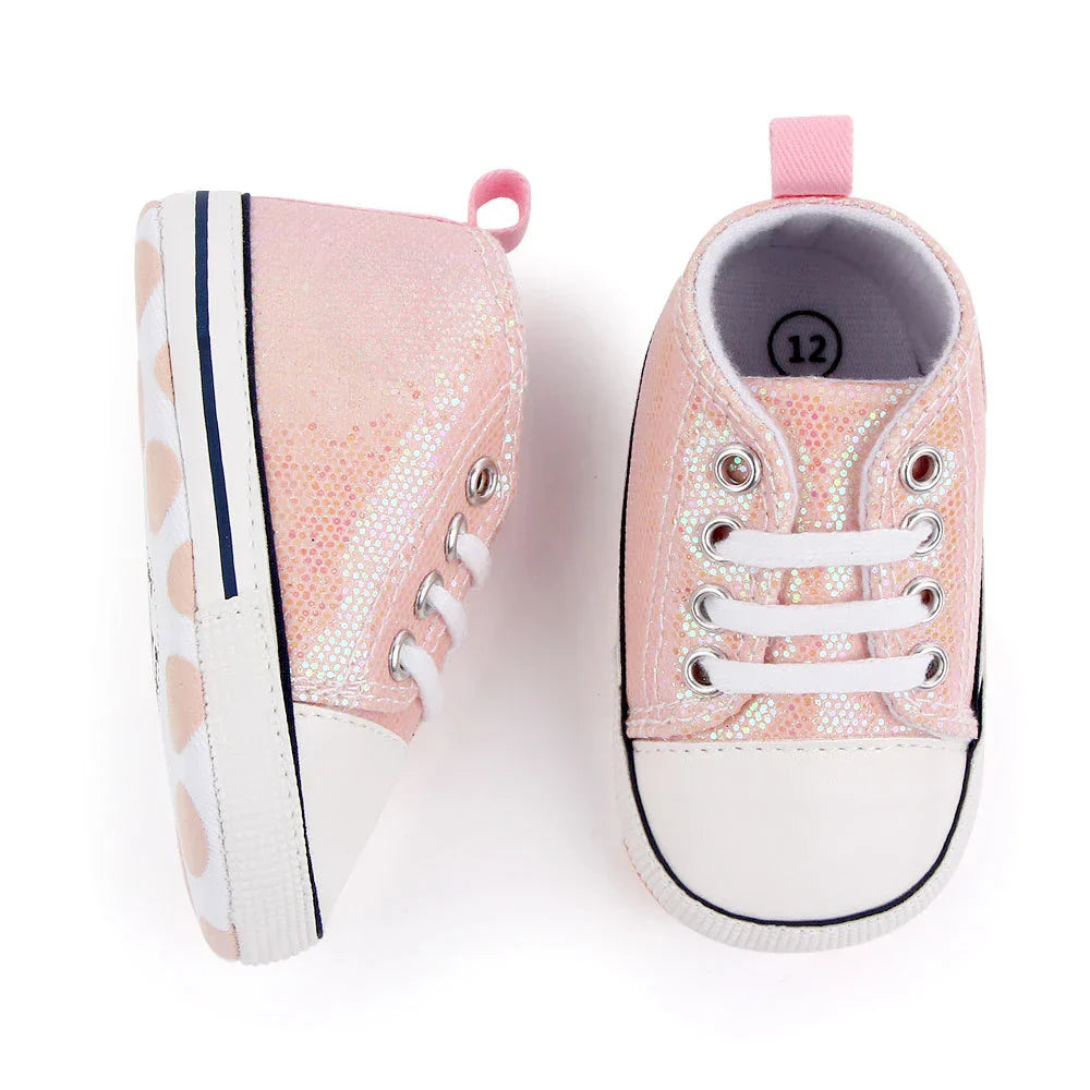 Baby Canvas Classic Sports Sneakers Newborn Baby Boys