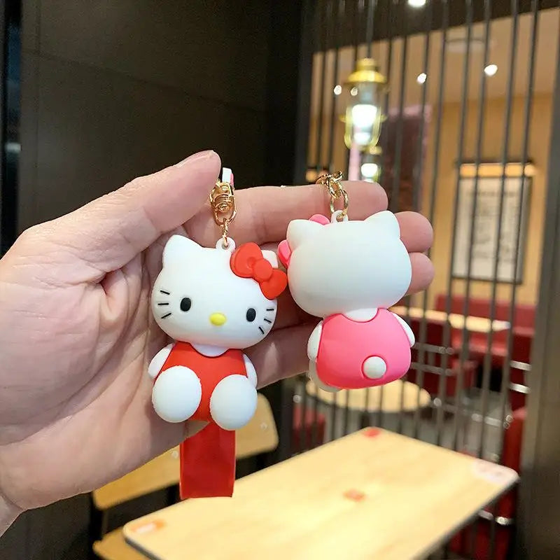 Kawaii Sanrio Hello Kitty Keychain Cartoon Doll Cute
