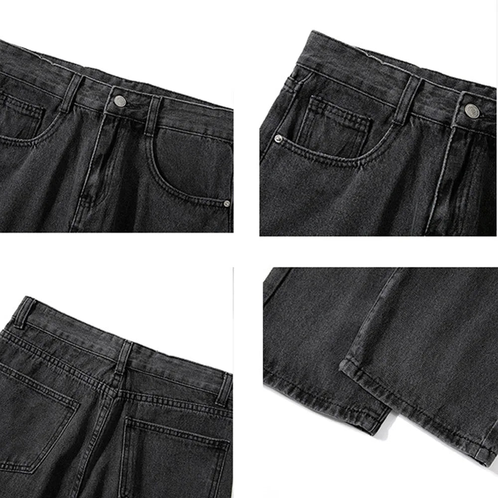 New Korean Fashion Men's Casual Long Jeans Classic