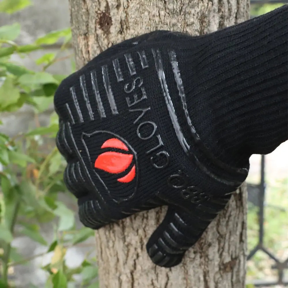 1Pc Fire Heat Glove Heat insulation Fire-resistant Glove