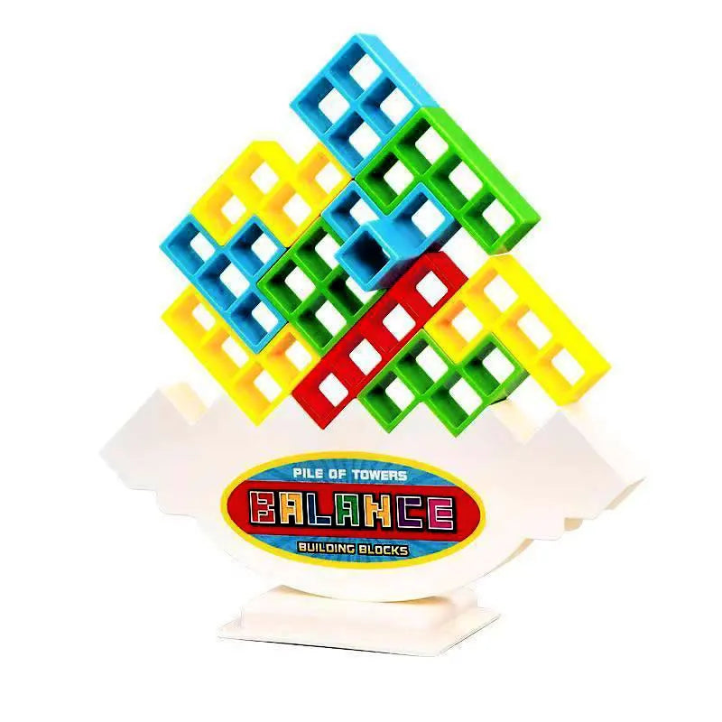 3D Tetra Tower Game Stacking Stack Building Blocks