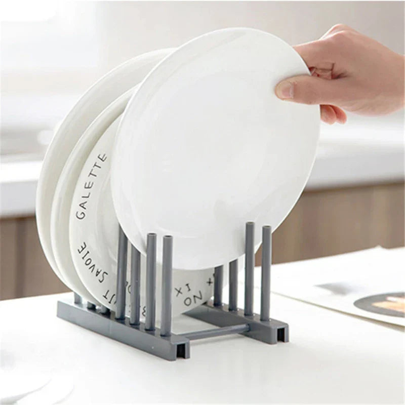 Household Plastic Bowl and Dish Rack Kitchen Supplies