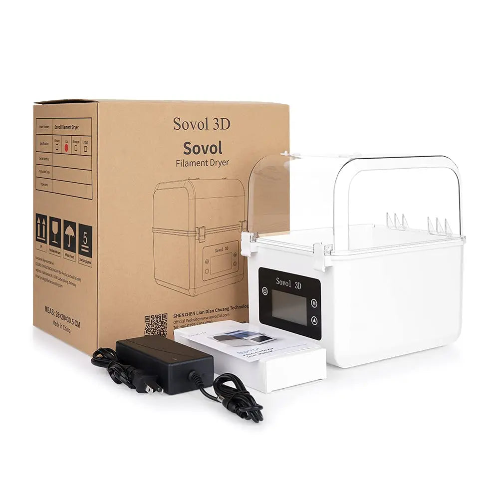Sovol 2 Rolls Filament Dehydrator Spool Holder Filaments