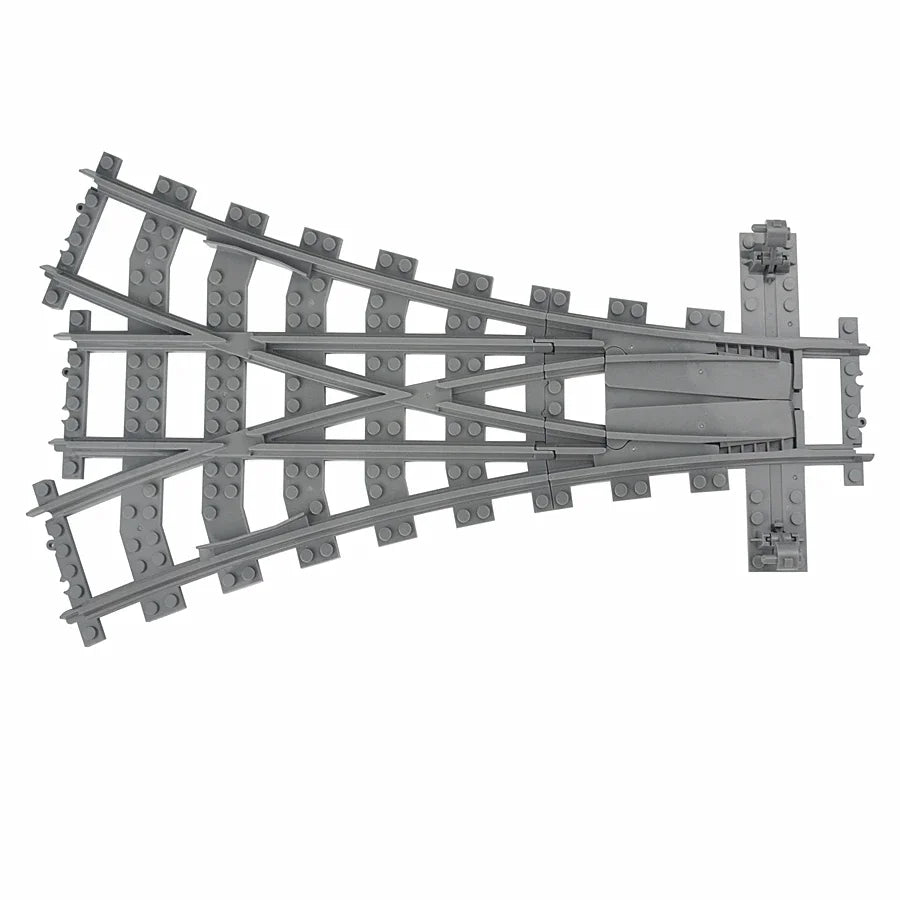 City Track Trains Uphill Flexible Soft Tracks Building