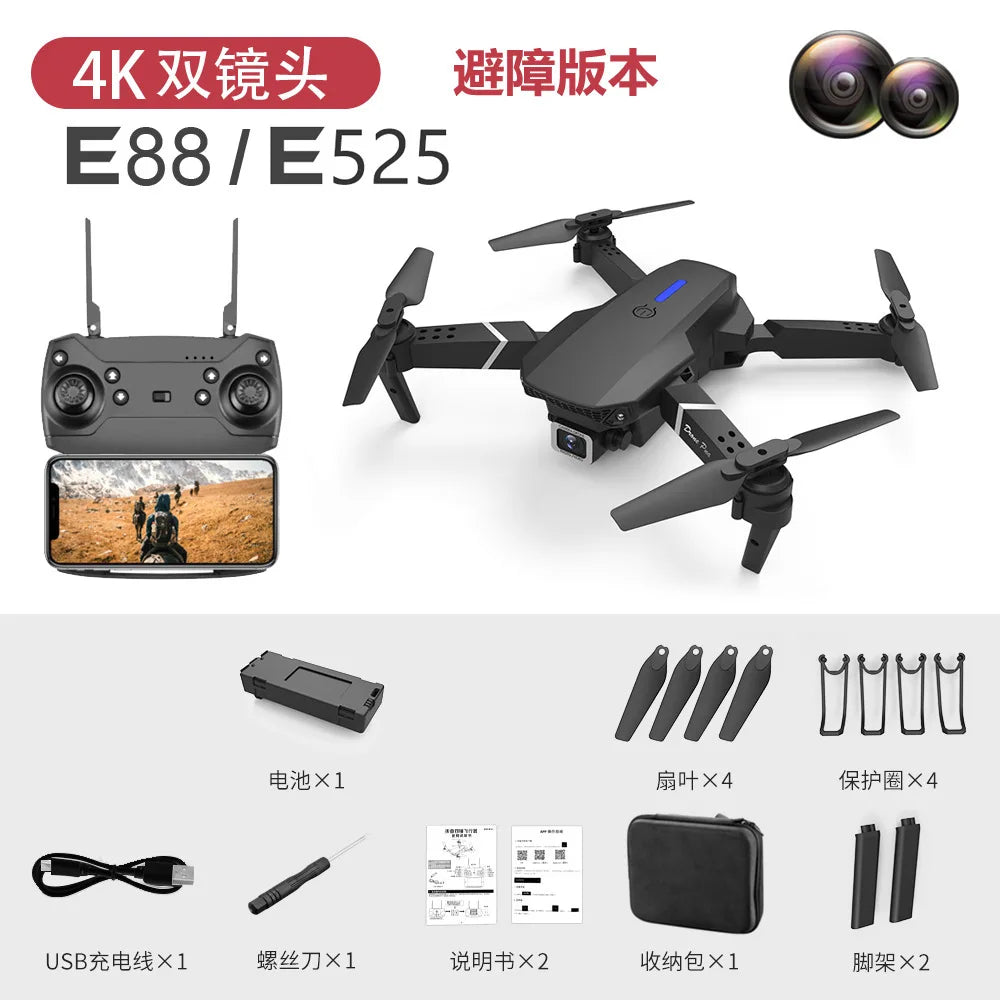 New E88 Pro WIFI FPV Drone Wide Angle