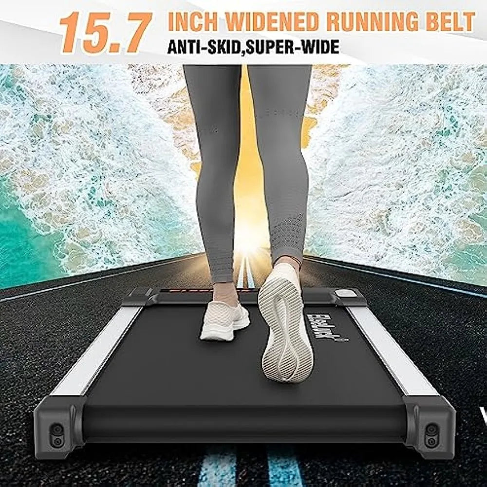 Elseluck Walking Pad, Under Desk Treadmill Home Office,