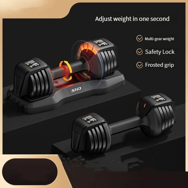 Adjustable Dumbbell Fitness Men's Pure Iron Intelligent All-In-One