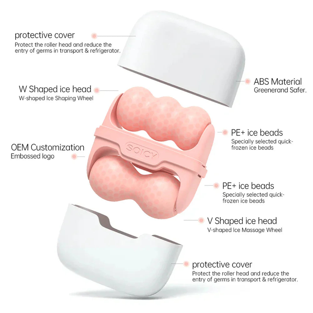 Soicy S30 2-in-1 Ice Roller Facial Massage For