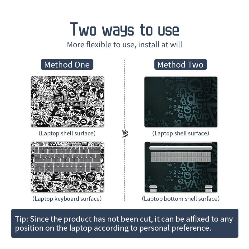 DIY Universal Laptop Stickers Skins Vinyl Creative Skin