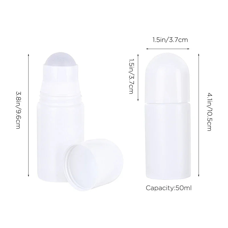 4pcs 30ml 50ml DIY Roll on Bottle Essential