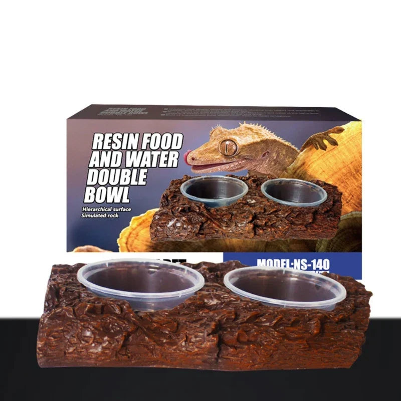 Bearded Dragon Dish Feeding Bowl for Reptiles Terrarium