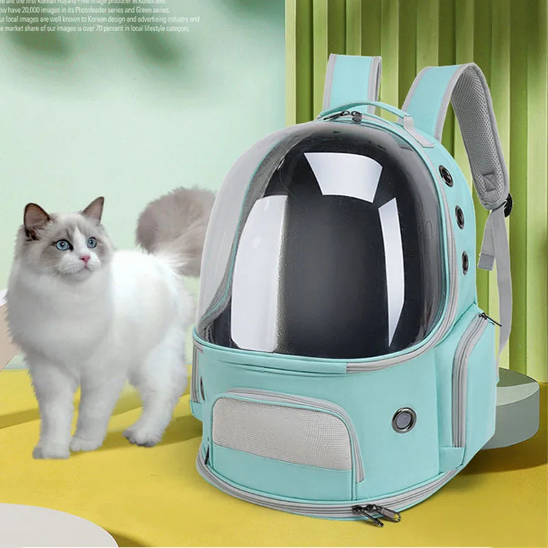 Transparent Pet Carrier Bag Astronaut Travel Carrying Transport