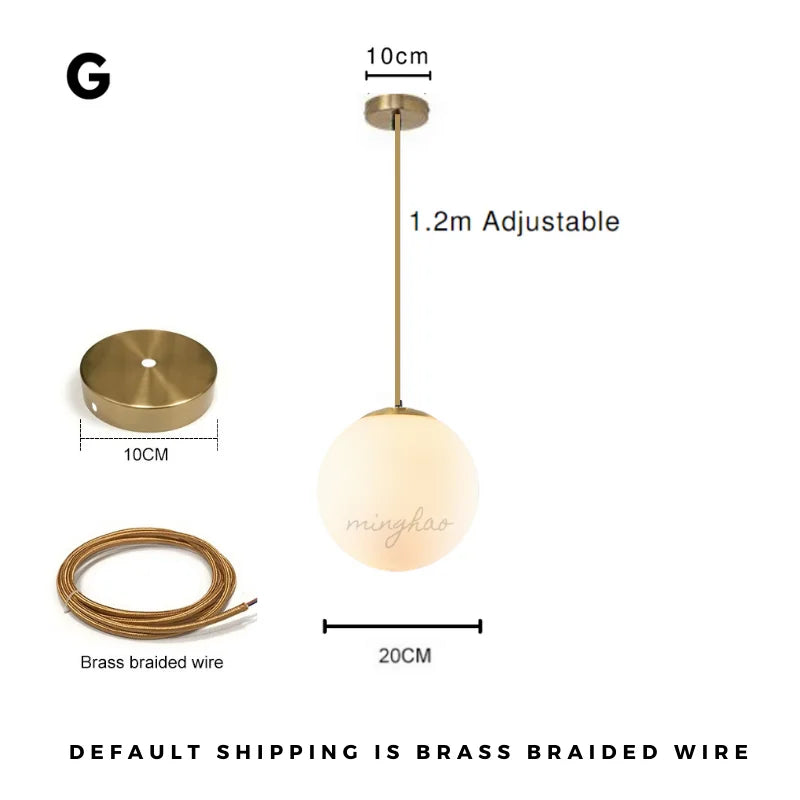 XCLuuHY Modern Pendant Light Nordic Minimalist Hanging Lamp