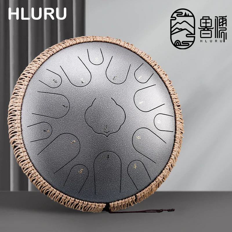 Hluru 15 Notes Glucophone Steel Tongue Drum 13